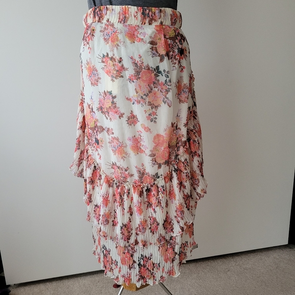 Anthropologie Let Me Be Ruffled Midi Skirt - Picture 8 of 13